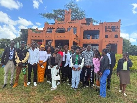Design Students of Machakos University visit the most photographed House in the world